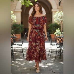 Express Floral Maxi Dress.  Size S.